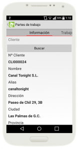 base de datos de clientes