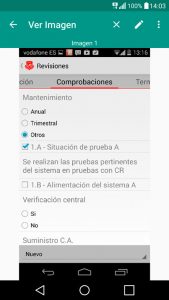fotos en partes de trabajo