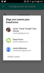 Selección de correos