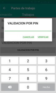 App validacion por pin