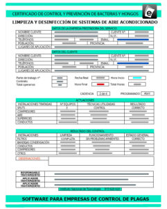 Plantilla parte control aires